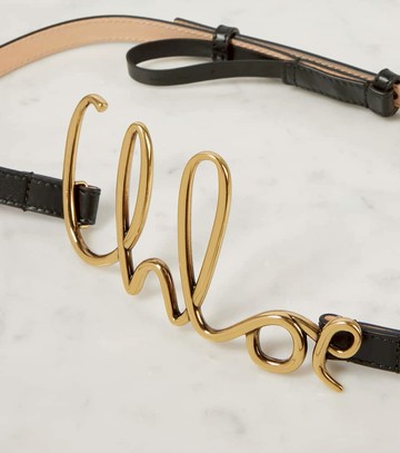 Chloé Chloé Iconic slim leather belt