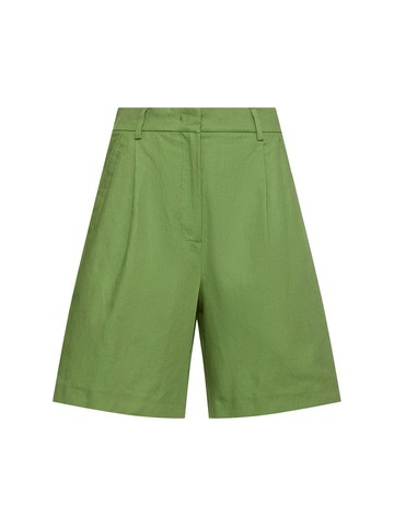 Ecuba Cotton & Linen Canvas Shorts