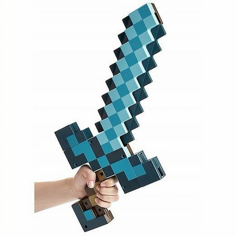 Minecraft マインクラフト ダイヤの剣 / ツルハシ Transforming Sword