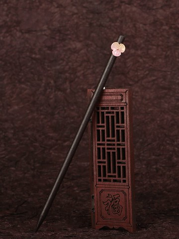 發簪簪子簡約古風漢服盤發木簪現代女日常挽發木質黑檀木兒童復古