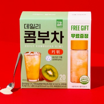 [快速出貨] 韓國Danongwon 乳酸菌康普茶#奇異果 5g*20ea+瓶子
