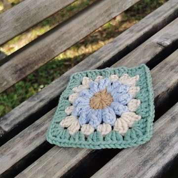 【影片教學+材料包】莫蘭迪色系織片(可做4片)