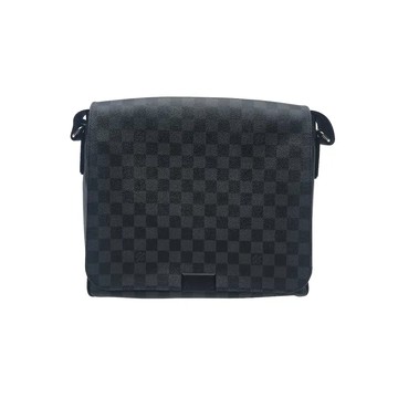 LOUIS VUITTON N41272 經典棋盤格紋翻蓋包小書包斜背包 / DISTRICT MM