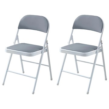 AOTTO 創意傢俱 免安裝多功能可收納折疊椅 LC-004GR  灰色  2個