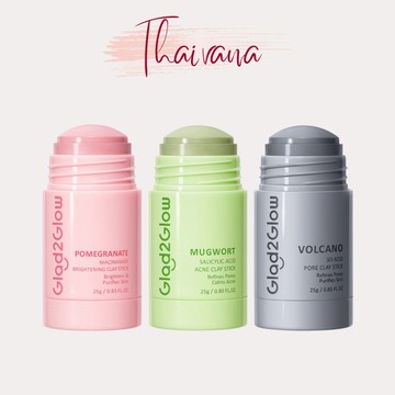 Thaivana🇹🇭Glad2Glow 泥膜棒 清潔毛孔 淨化控油 臉部淨化保養 改善毛孔粗大 溫和清潔 25g