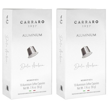 CARRARO 阿拉比卡 DOLCI ARABICA 咖啡膠囊 適用Nespresso Original 膠囊咖啡機  5.5g  10個  2盒