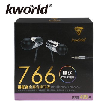 Kworld 廣寰 重低音金屬電競耳麥 766