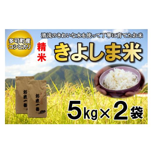 ふるさと納税 兵庫県 多可町 きよしま米５kg×２袋[823]