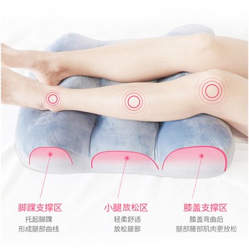 墊腳枕/墊腿枕/夾腿枕 睡覺墊腳枕孕婦抬腿下肢抬高床上腰靠抱枕靠背多功能臀墊夾腿枕頭【CM17743】