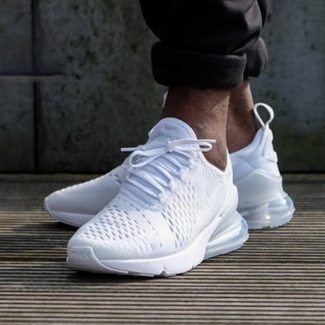 【日本海外代購】Nike Air Max 270 全白 白色 氣墊 網面 透氣 休閒 慢跑鞋 男鞋 AH8050-101