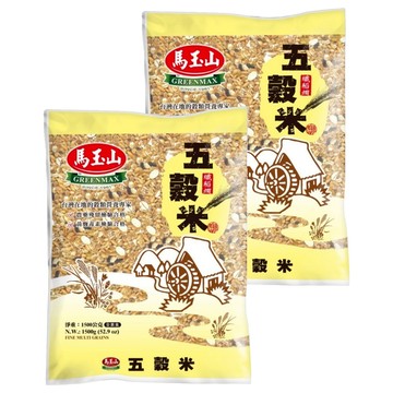 馬玉山 五穀米  1.5kg  2包