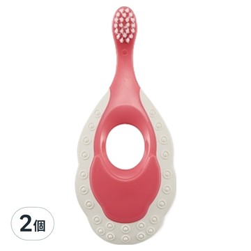 KU.KU Duckbill 酷咕鴨 幼兒護齒乳牙刷  2個  粉色  1個裝