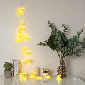 USB星星燈串-黃色雛菊