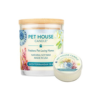 【美國PET HOUSE】室內除臭寵物香氛蠟燭-地中海風情