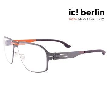 【ic! berlin】AMG16 Orange Aubergine 德國薄鋼眼鏡 公司貨