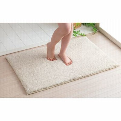 思わず頬ずりしたくなるバスマット プレミアム60x90ｃｍ　ベージュ