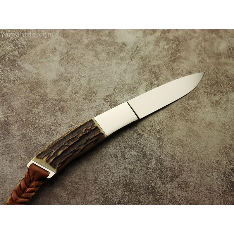 多松 国彦 作 1101 インテグラル・ハンター CPM S-30V スタッグ シースナイフ Kunihiko Tamatsu Custom Knife