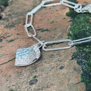 純銀 方形吊牌 手鍊 可客製姓名 S127