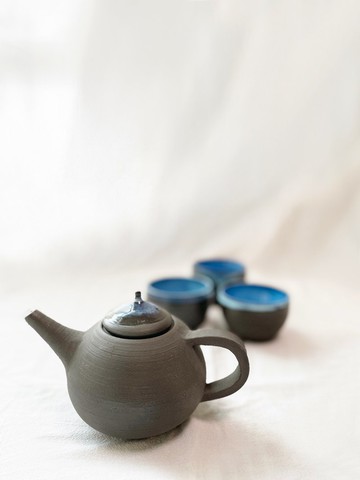 陶瓷手工 | 藍調茶杯 (不連茶壺)