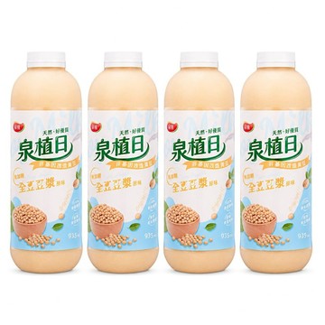 泉植日-全豆豆漿原味-無加糖 935ml  (4入)