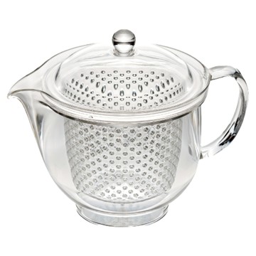 SALUS 佐藤金屬 透明茶壺 L  白色  480ml  1個