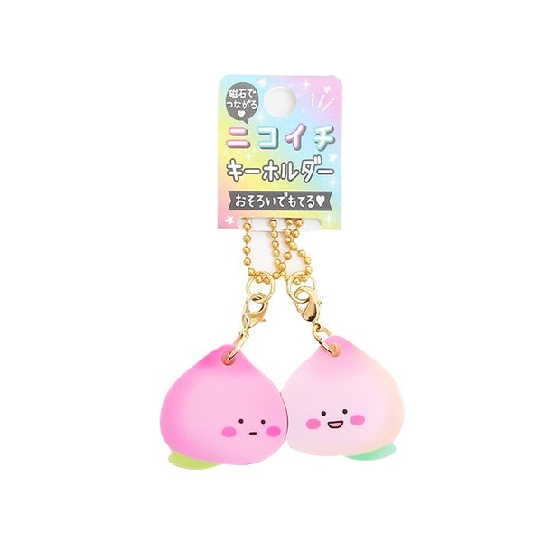 ニコイチキーホルダー ピーチ柄 M便 1 1 通販 Lineポイント最大0 5 Get Lineショッピング