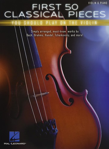 【學興書局】小提琴初學50首古典曲集 附鋼琴伴奏 卡農 歡樂頌 聖母頌