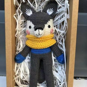 摩登兄弟劉宇寧同款小狼戰狼狼崽DIY掛件配飾材料包手工編織禮物