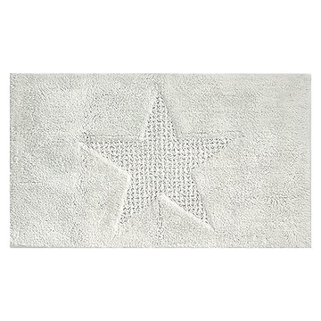 KELA Lindano純棉吸水地墊 1.8kg 120 x 70 x 1.5cm 星星白  1片