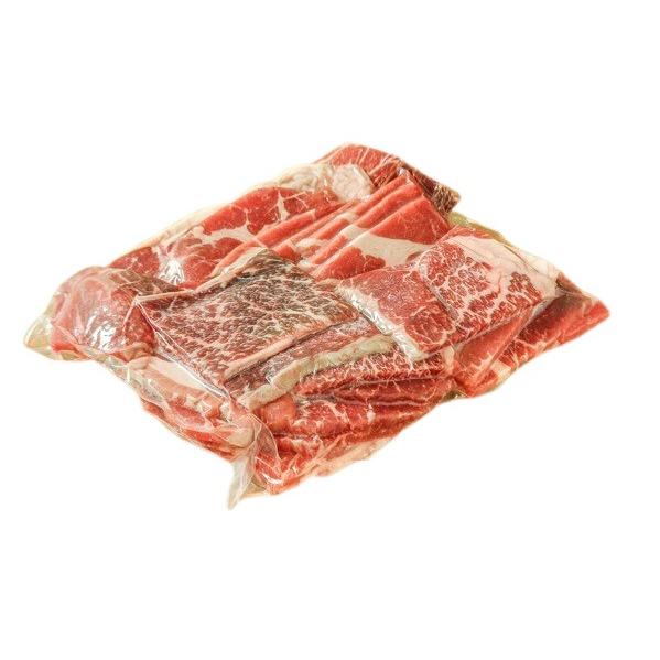 牛肉（冷凍）　冷凍肩ロース（チャックアイロール）　牛肩ローススライス・焼き肉用　国内加工　500g位　
