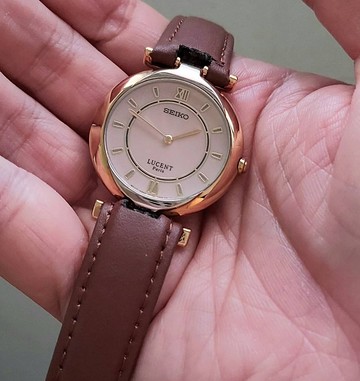 Vintage Seiko Lucent Paris France cased 古董石英錶