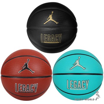 Nike 籃球 JORDAN 7號球 黑/橘/藍綠【運動世界】J100825305107/J100825385507/J100825335307