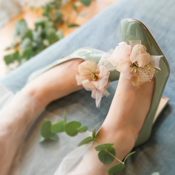 七彩綻放鞋夾 || 派對 || 香檳