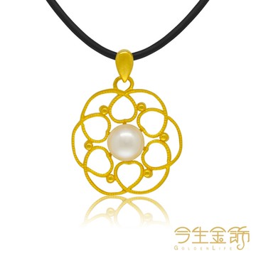 今生金飾 相聚珍心墜 黃金墜飾