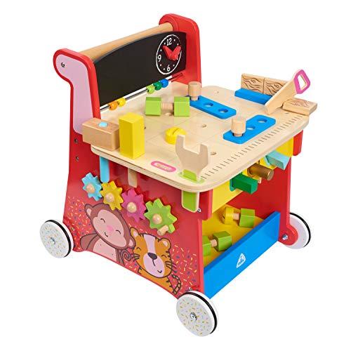 Elc wooden activity hot sale workbench walker recall