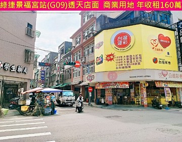 年收租160萬、綠捷景福宮站商業區、｜桃園市桃園區和平路