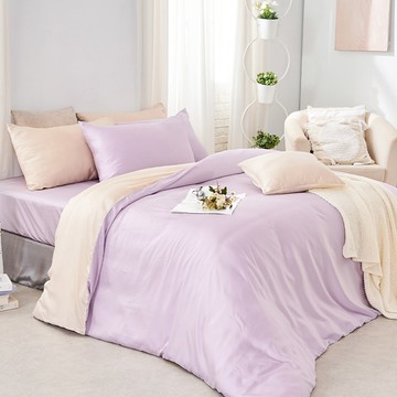 薄被套-雙人 / 6x7尺 / 60支萊賽爾天絲 / 幻紫凝香 台灣製