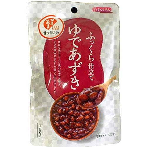 谷尾食糧工業 さくらあんゆであずきパウチ 150g ×12個