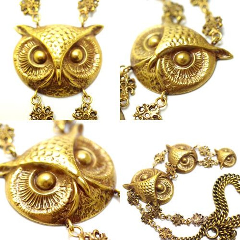 ヴィンテージ Joseff of Hollywood ジョセフ・オブ・ハリウッド ペンダント OWL | LINEブランドカタログ