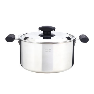 SILWA 西華 極光複合金湯鍋  1個  24cm  銀色