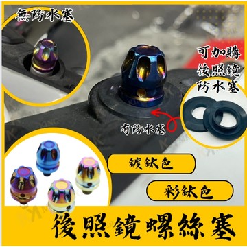 🔱 Mr king 🔱靈獸 後照鏡螺絲 螺絲塞 後照鏡塞 反牙 正牙 機車 M8 M10 螺絲 後照鏡防水塞