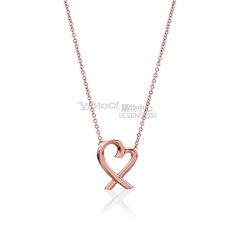 Tiffany&Co. 蒂芙尼 Loving Heart 經典愛心玫瑰金項鍊