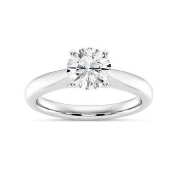 鉅曜 18K 1克拉Low Tapered輕奢經典圓鑽戒 IGI D/VVS2 培育鑽石 鑽石 戒指