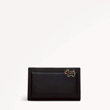 Radley London Womens Leather Heritage Lane Medium Bifold Purse - Black Medium