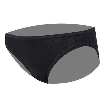 SWEAR 思薇爾 E-SOFT系列M-XXL素面低腰三角內褲(黑色)