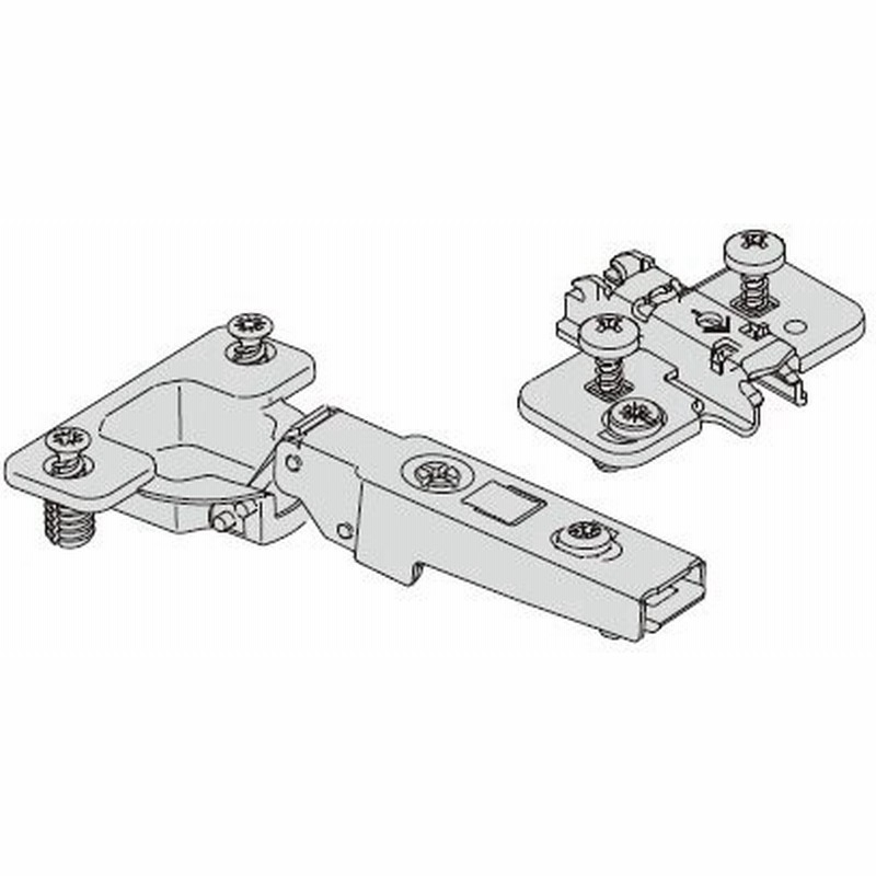 ノダ スライドヒンジ P 728 玄関収納用 入数 1 新品 通販 Lineポイント最大0 5 Get Lineショッピング
