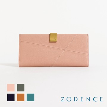 ZODENCE MONTI進口真皮推釦長夾 多色