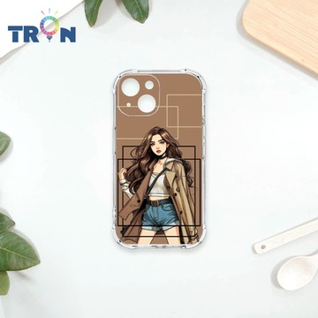 TRON IPhone 13 MINI 雜誌風女孩 四角防摔 軟殼 手機殼