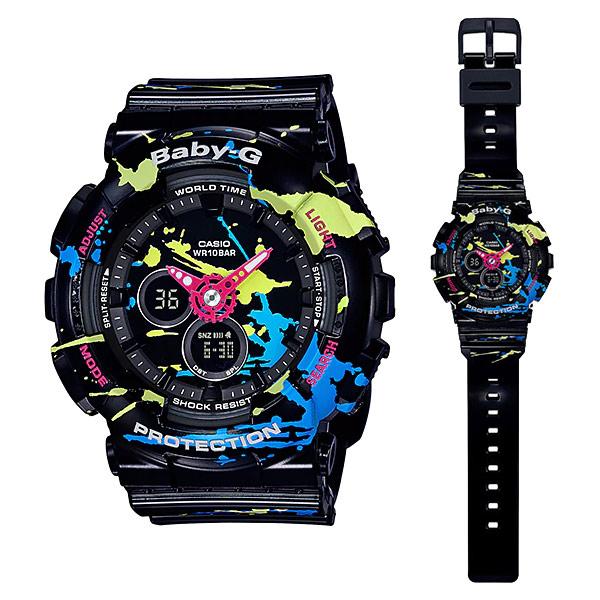 CASIO カシオ baby-G スプラッター・パターン・シリーズ ブラック 黒 楽天市場】CASIO カシオ Baby-G ベビ－G Splatter Pattern