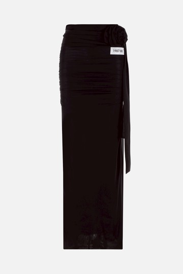 DOLCE & GABBANA 1987-88 spandex jersey pencil long skirt Woman